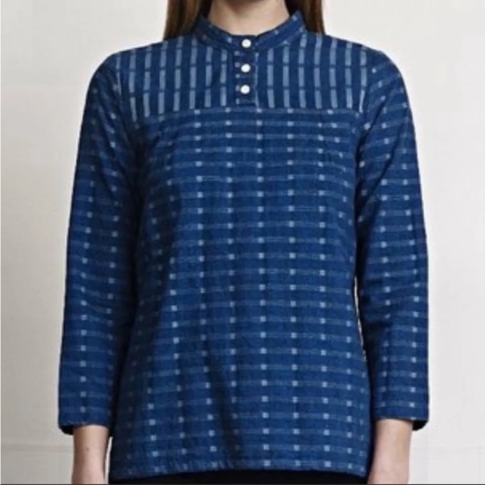 Ace & Jig Long Sleeve Woven Cotton Top - Picture 10 of 10